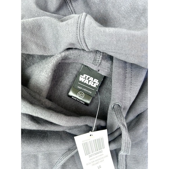 Star Wars Mandalorian Women's L Her Universe Hoodie NEW With Tags - Picture 4 of 14